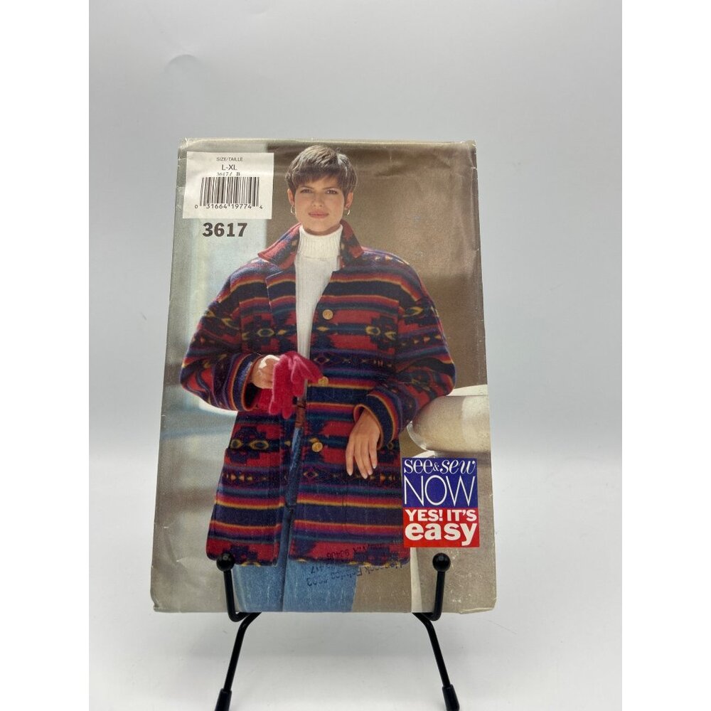 Butterick See & Sew 3617 Misses Jacket Pattern S-L
